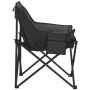 Folding camping chairs with pocket, 2 units, black. by , Garden chairs - Ref: Foro24-366548, Price: 55,28 €, Discount: %