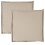 Garden seat cushions square 2 pcs taupe 45x45x2 cm by , Cushions for chairs and sofas - Ref: Foro24-847722, Price: 16,41 €, D...