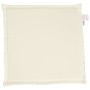 Square garden seat cushions 4 pcs cream 45x45x2 cm by , Cushions for chairs and sofas - Ref: Foro24-847729, Price: 24,07 €, D...