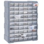 Multi-drawer organizer with 60 drawers 38x16x47.5 cm by vidaXL, Toolboxes - Ref: Foro24-147588, Price: 56,66 €, Discount: %