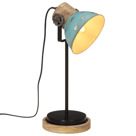 Worn-out blue desk lamp 25 W E27 17x17x50 cm by , Lamps - Ref: Foro24-371947, Price: 60,61 €, Discount: %