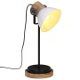 White desk lamp 25 W E27 17x17x50 cm by , Lamps - Ref: Foro24-371945, Price: 60,90 €, Discount: %