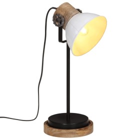 White desk lamp 25 W E27 17x17x50 cm by , Lamps - Ref: Foro24-371945, Price: 66,99 €, Discount: %