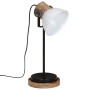 White desk lamp 25 W E27 17x17x50 cm by , Lamps - Ref: Foro24-371945, Price: 60,90 €, Discount: %