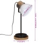 White desk lamp 25 W E27 17x17x50 cm by , Lamps - Ref: Foro24-371945, Price: 60,90 €, Discount: %