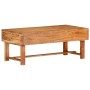 Mesa de centro madera maciza de acacia 100x50x40 cm de vidaXL, Mesas de centro - Ref: Foro24-322669, Precio: 105,99 €, Descue...