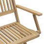 Folding garden chairs 6 units solid acacia wood 54.5x58x90cm by , Garden chairs - Ref: Foro24-3214230, Price: 287,48 €, Disco...