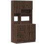 Engineered wood kitchen cabinet in brown oak, 95x50x180 cm. by , Kitchen cabinets - Ref: Foro24-3276538, Price: 259,99 €, Dis...