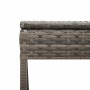 Sun loungers with small table, 2 units, synthetic gray rattan by , Loungers - Ref: Foro24-4002712, Price: 269,01 €, Discount: %