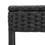 Sun loungers with small table, 2 units, black synthetic rattan by , Loungers - Ref: Foro24-4002710, Price: 264,11 €, Discount: %