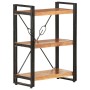 Solid acacia wood 3-level shelf 60x30x80 cm by , Bookcases and shelves - Ref: Foro24-320613, Price: 117,33 €, Discount: %