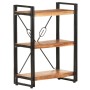 Solid acacia wood 3-level shelf 60x30x80 cm by , Bookcases and shelves - Ref: Foro24-320613, Price: 117,33 €, Discount: %