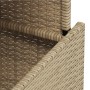 Gartentisch PE, Rattan und Akazienholz beige 100x55x73 cm von , Gartentische - Ref: Foro24-366065, Preis: 121,35 €, Rabatt: %