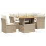 Garden sofa set with 5-piece synthetic rattan beige cushions by , Garden sets - Ref: Foro24-3270834, Price: 557,12 €, Discoun...