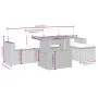 Set Gartensofas mit Kissen 6 Stück synthetisches Rattan beige von , Gartensets - Ref: Foro24-3271290, Preis: 390,13 €, Rabatt: %