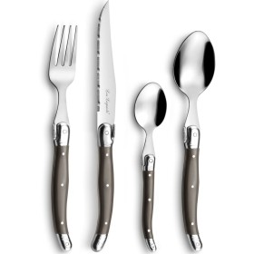 Lou Laguiole 24-Piece Tradition Pepper Cutlery Set by Lou Laguiole, Cutlery sets - Ref: Foro24-431628, Price: 53,99 €, Discou...