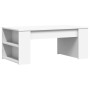 Mesa de centro madera de ingeniería blanco 102x55x42 cm de , Mesas de centro - Ref: Foro24-831853, Precio: 78,93 €, Descuento: %