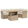 Garden sofa set with 5-piece synthetic rattan beige cushions by , Garden sets - Ref: Foro24-3270820, Price: 557,71 €, Discoun...