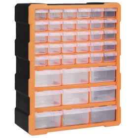 Multi-drawer organizer with 39 drawers 38x16x47 cm by vidaXL, Toolboxes - Ref: Foro24-147585, Price: 40,99 €, Discount: %