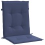 Cushions for low back chair 2 units navy blue fabric by , Cushions for chairs and sofas - Ref: Foro24-378680, Price: 38,99 €,...