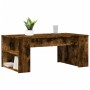 Mesa de centro madera de ingeniería roble ahumado 102x55x42 cm de , Mesas de centro - Ref: Foro24-831858, Precio: 63,56 €, De...