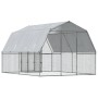 Chicken coop with roof and door 2 units galvanized steel silver by , Cages and habitats for small animals - Ref: Foro24-32949...