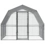 Chicken coop with roof and door 2 units galvanized steel silver by , Cages and habitats for small animals - Ref: Foro24-32949...