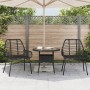 Gartenstühle, 2 Stück, schwarzes Kunststoff-Rattan von , Gartenstühle - Ref: Foro24-369091, Preis: 116,99 €, Rabatt: %