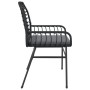 Garden armchairs with cushions 2 pcs black synthetic rattan by , Garden chairs - Ref: Foro24-369093, Price: 119,58 €, Discoun...