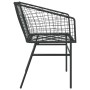 Garden chairs 2 units black synthetic rattan by , Garden chairs - Ref: Foro24-369098, Price: 108,86 €, Discount: %