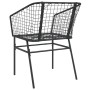 Garden chairs 2 units black synthetic rattan by , Garden chairs - Ref: Foro24-369098, Price: 108,86 €, Discount: %