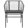 Gartensofas mit Kissen, 2 Stück, schwarzes Kunststoffrattan von , Gartenstühle - Ref: Foro24-369100, Preis: 106,03 €, Rabatt: %