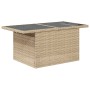 Gartensofagarnitur 9-teilig mit Kissen aus synthetischem Rattan in Beige. von , Gartensets - Ref: Foro24-3274709, Preis: 635,...