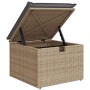 Gartensofagarnitur 9-teilig mit Kissen aus synthetischem Rattan in Beige. von , Gartensets - Ref: Foro24-3274709, Preis: 635,...