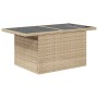 Gartensofagarnitur 7-teilig mit Kissen aus synthetischem Rattan in Beige. von , Gartensets - Ref: Foro24-3274819, Preis: 537,...