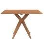 Square garden table made of solid acacia wood 110x110x75 cm by , Garden tables - Ref: Foro24-367837, Price: 181,09 €, Discoun...