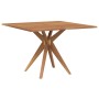 Square garden table made of solid acacia wood 110x110x75 cm by , Garden tables - Ref: Foro24-367837, Price: 181,09 €, Discoun...