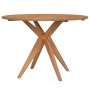 Round garden table made of solid acacia wood Ø110x75 cm by , Garden tables - Ref: Foro24-367835, Price: 183,23 €, Discount: %