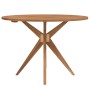 Round garden table made of solid acacia wood Ø110x75 cm by , Garden tables - Ref: Foro24-367835, Price: 183,23 €, Discount: %