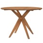 Round garden table made of solid acacia wood Ø110x75 cm by , Garden tables - Ref: Foro24-367835, Price: 183,23 €, Discount: %