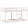 Cama con techo madera maciza de pino blanco 80x200 cm de , Camas y somieres - Ref: Foro24-3281959, Precio: 242,40 €, Descuent...