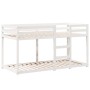 Bunk bed with solid white pine wood roof 90x200 cm by , Beds and slatted bases - Ref: Foro24-3281971, Price: 275,34 €, Discou...