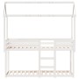 Bunk bed with solid white pine wood roof 75x190 cm by , Beds and slatted bases - Ref: Foro24-3282130, Price: 254,34 €, Discou...