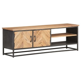 Mueble para TV de madera maciza de acacia 120x30x40 cm de vidaXL, Muebles TV - Ref: Foro24-323524, Precio: 251,99 €, Descuent...