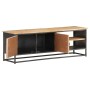 Solid acacia wood TV cabinet 120x30x40 cm by vidaXL, TV Furniture - Ref: Foro24-323524, Price: 270,96 €, Discount: %