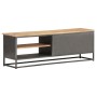 Solid acacia wood TV cabinet 120x30x40 cm by vidaXL, TV Furniture - Ref: Foro24-323524, Price: 270,96 €, Discount: %