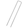 Ground U-shaped pegs, 25 units, galvanized steel, 20x4 cm. by , Tent Accessories - Ref: Foro24-4009361, Price: 15,06 €, Disco...