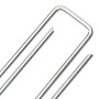 Ground U-shaped pegs, 25 units, galvanized steel, 20x4 cm. by , Tent Accessories - Ref: Foro24-4009361, Price: 15,06 €, Disco...