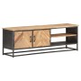 Solid acacia wood TV cabinet 120x30x40 cm by vidaXL, TV Furniture - Ref: Foro24-323524, Price: 270,96 €, Discount: %