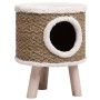 Casa para gatos con patas de madera 41 cm hierba marina de vidaXL, Mobiliario para gatos - Ref: Foro24-170970, Precio: 44,90 ...